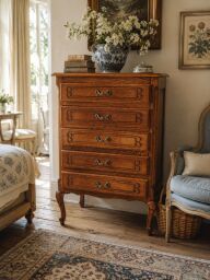 Francúzska dubová komoda – chiffonier